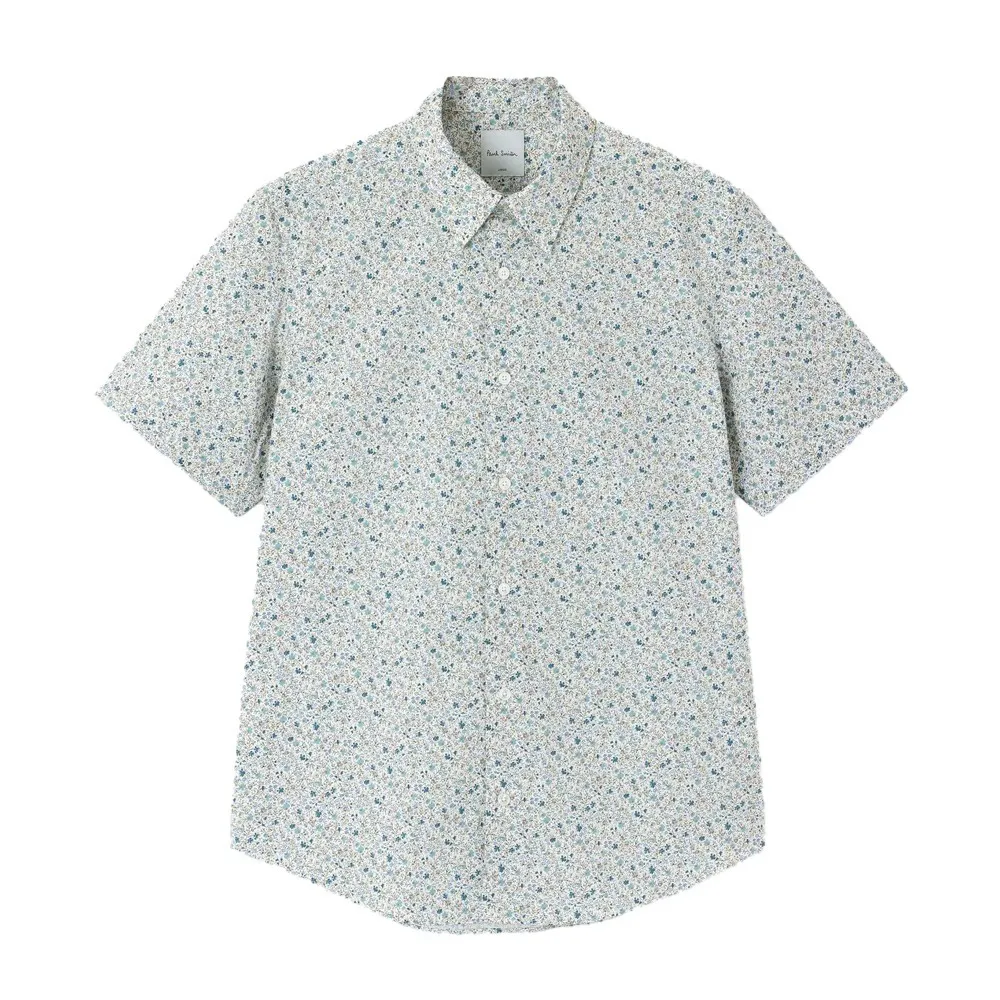 Paul Smith  |Flower Patterns Unisex Street Style Cotton Short Sleeves