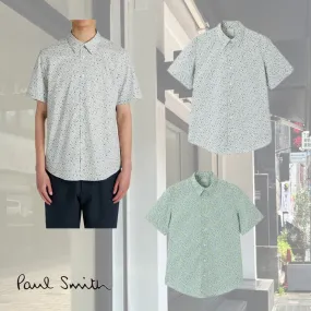 Paul Smith  |Flower Patterns Unisex Street Style Cotton Short Sleeves