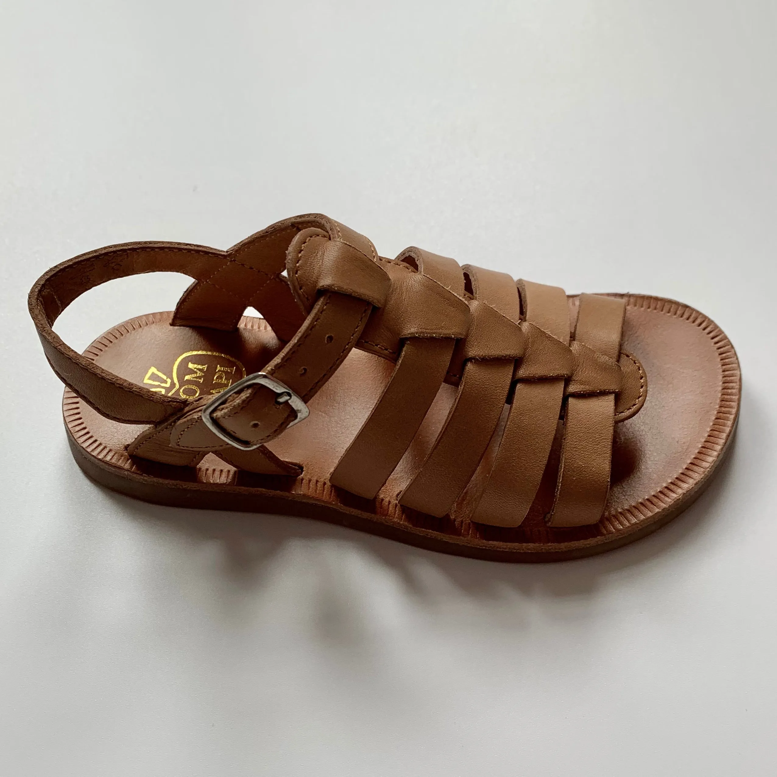 Pom D'Api Tan Sandals: Size EU 28