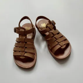 Pom D'Api Tan Sandals: Size EU 28