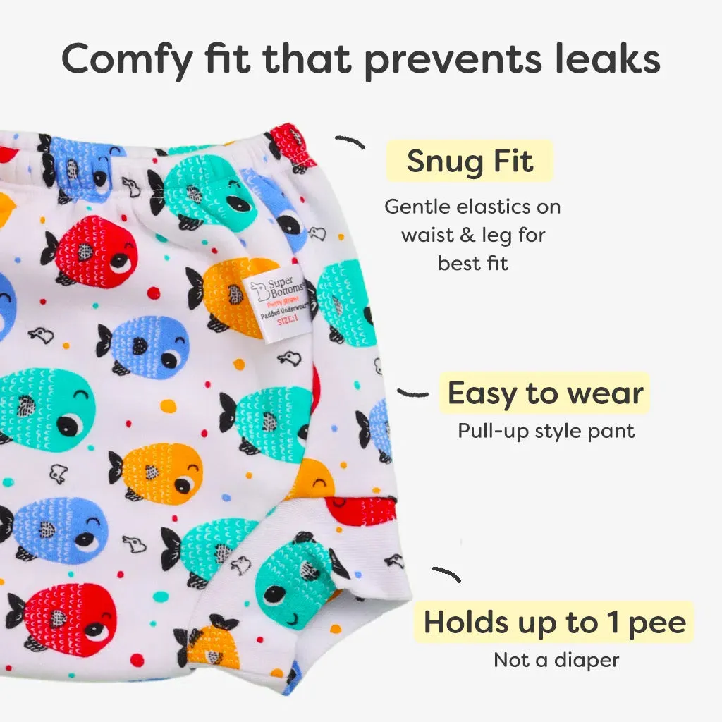 Potty Training Pants - Striking Whites