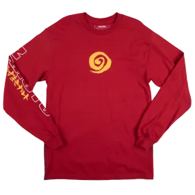 Red Naruto Uzumaki Long Sleeve