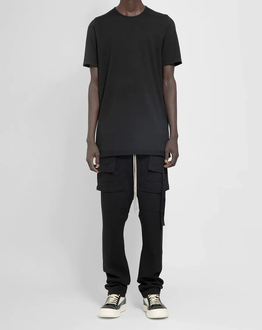 RICK OWENS  |Street Style Cotton Short Sleeves Designers T-Shirts