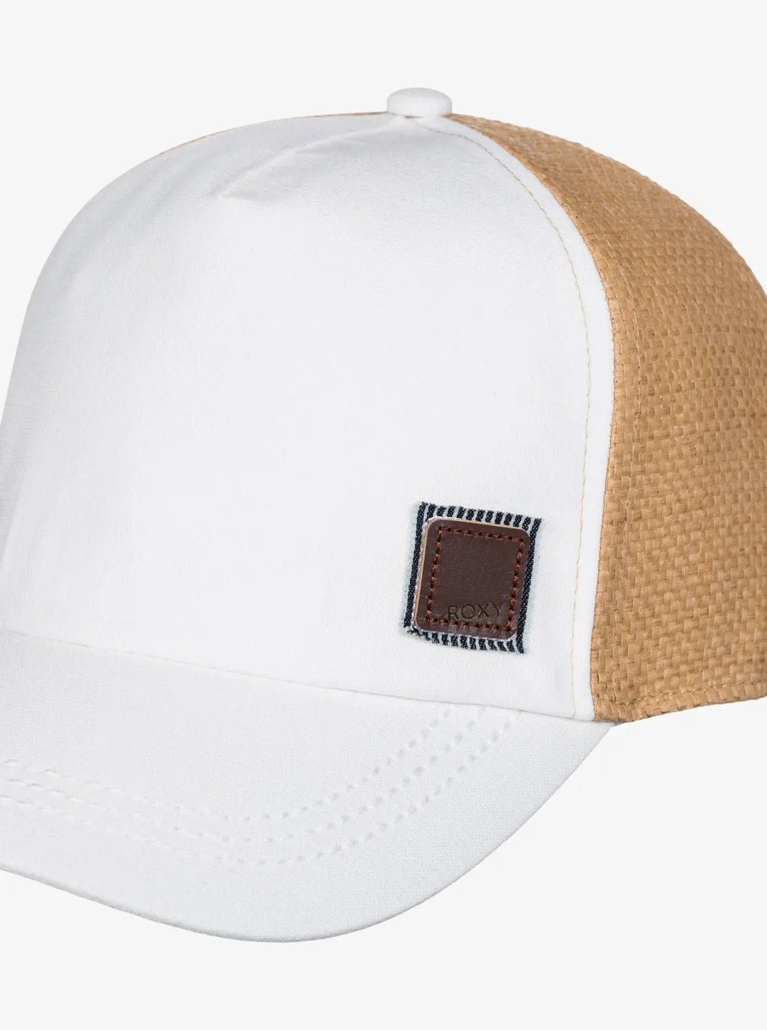 Roxy Incognito Straw Trucker Hat