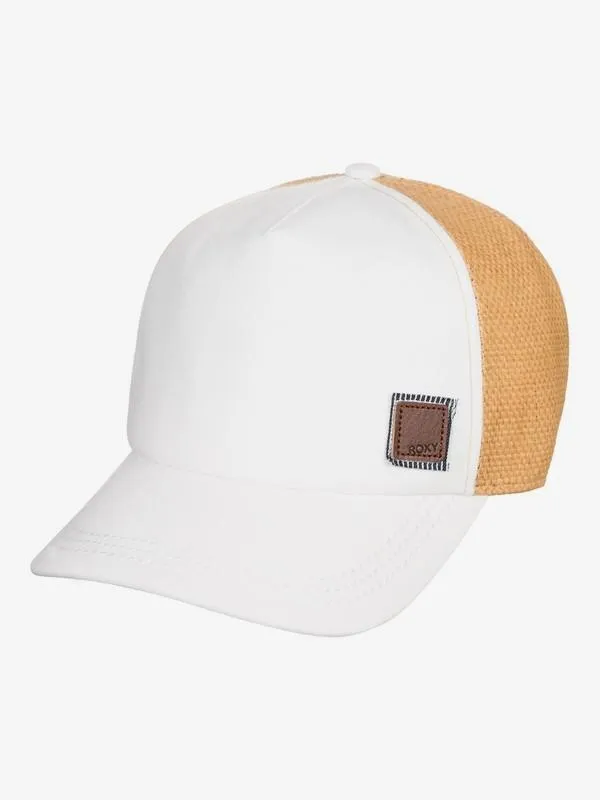 Roxy Incognito Straw Trucker Hat