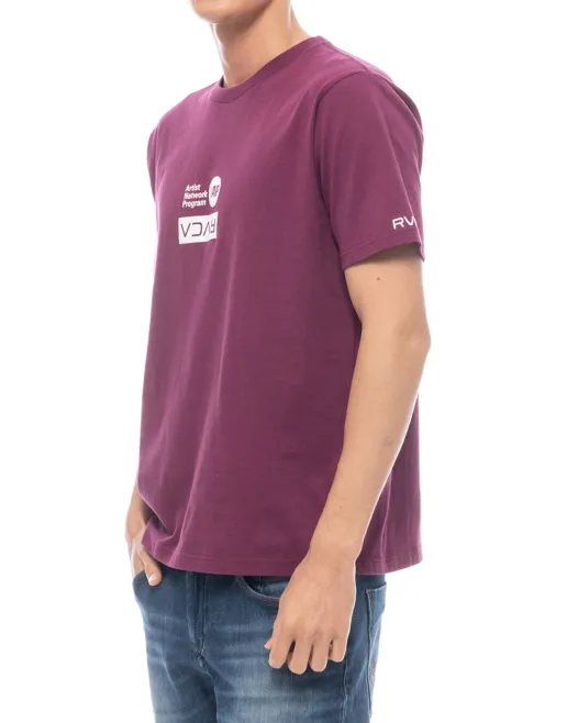 RVCA  |Crew Neck Unisex Plain Short Sleeves Logo Crew Neck T-Shirts