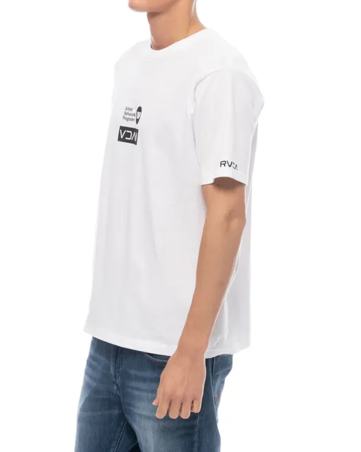 RVCA  |Crew Neck Unisex Plain Short Sleeves Logo Crew Neck T-Shirts