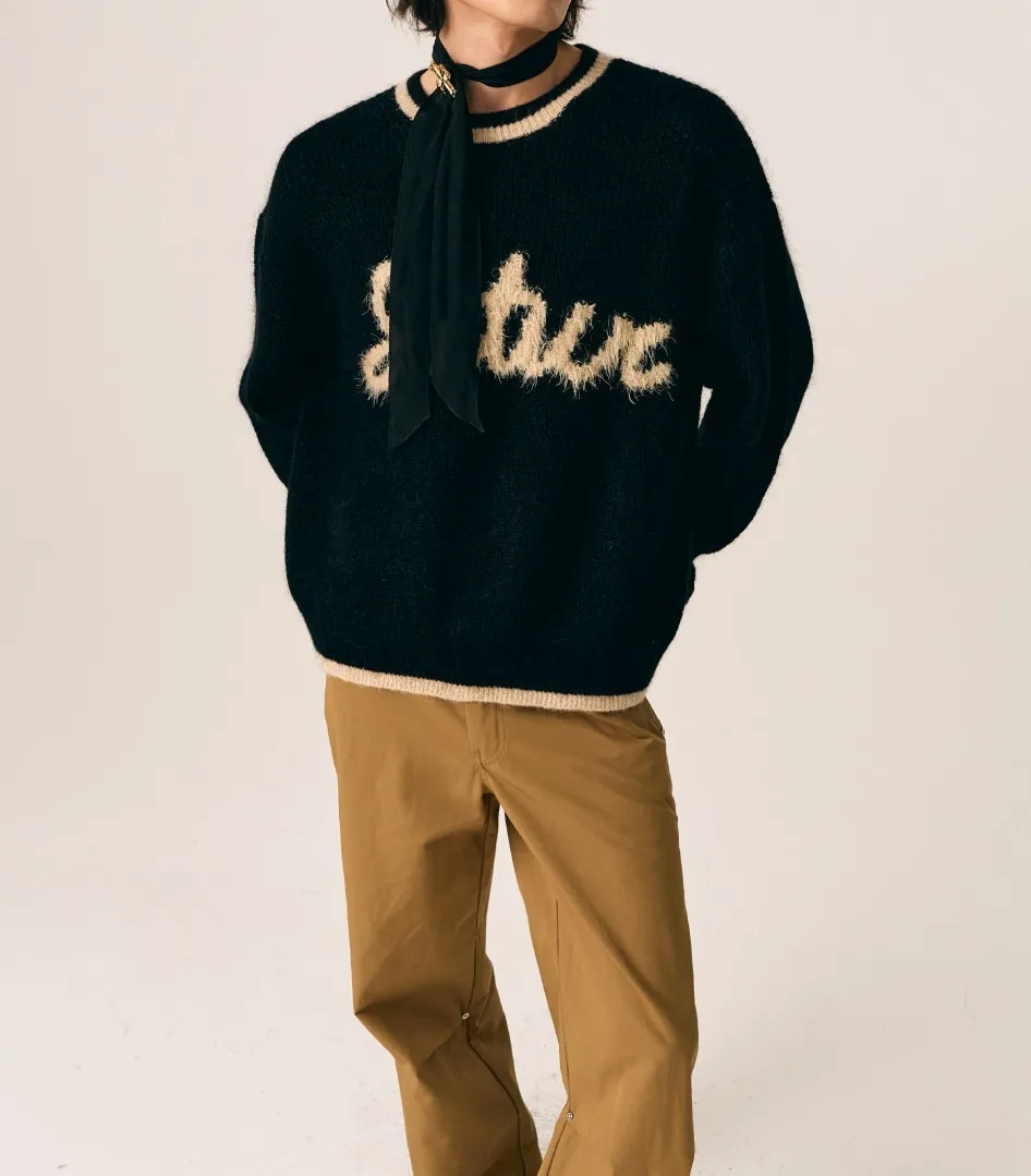 SATUR  |Street Style Logo Sweaters