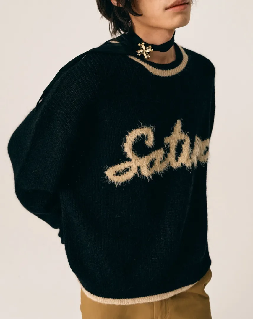 SATUR  |Street Style Logo Sweaters