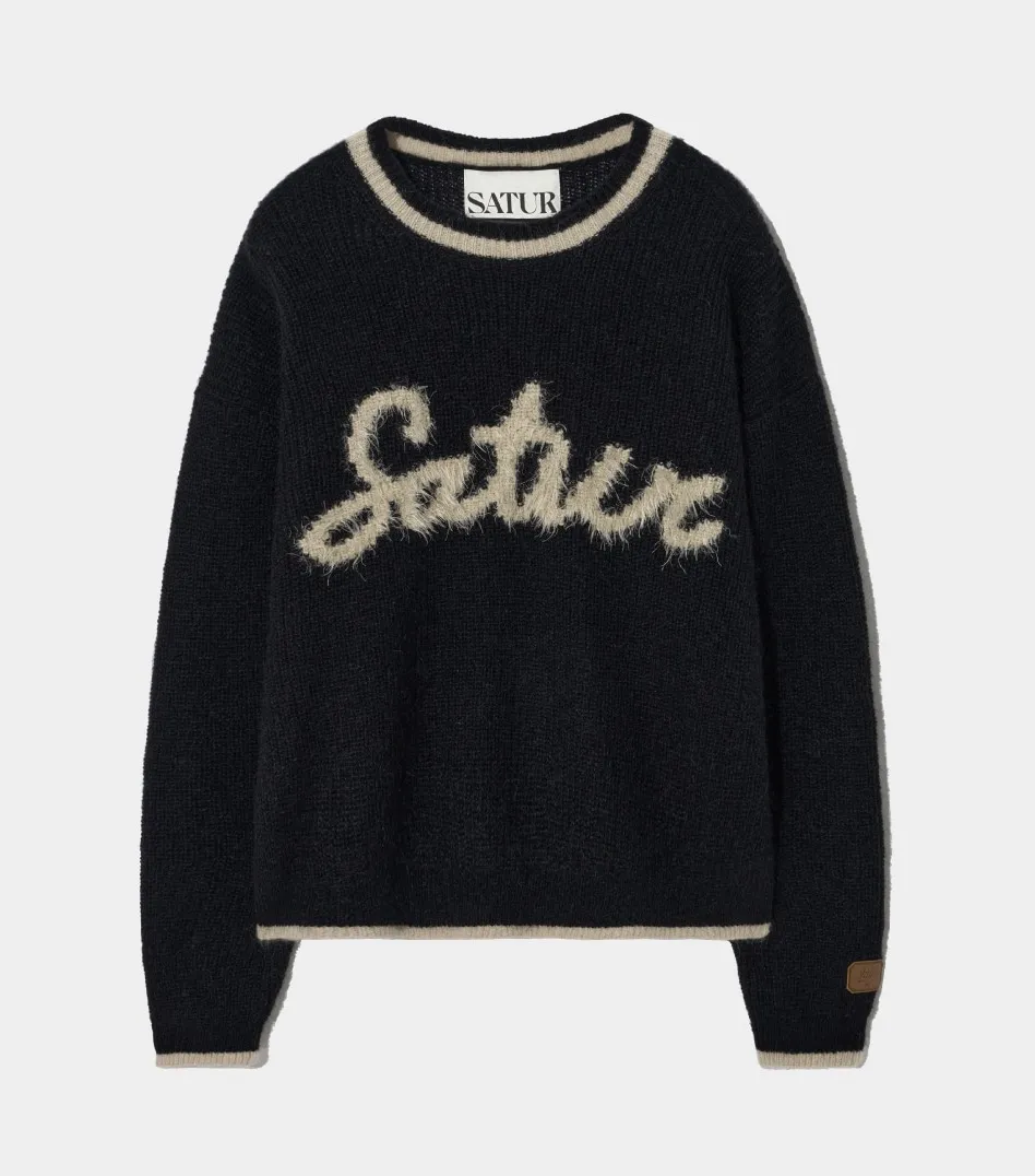 SATUR  |Street Style Logo Sweaters