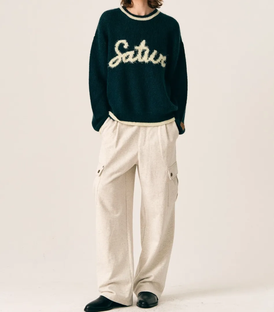 SATUR  |Street Style Logo Sweaters