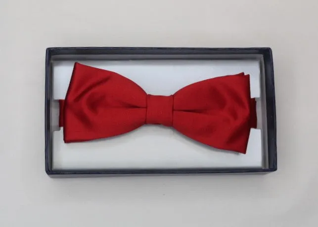 Scarlet Red Bow Tie