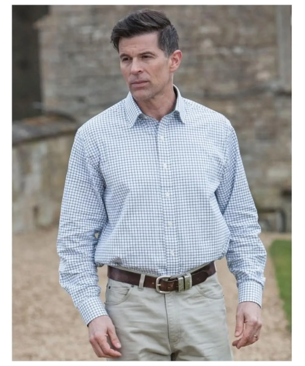 Schoffel Mens Cambridge Shirt - Olive Classic Fit - Gillanders.ie Town & Country Clothing