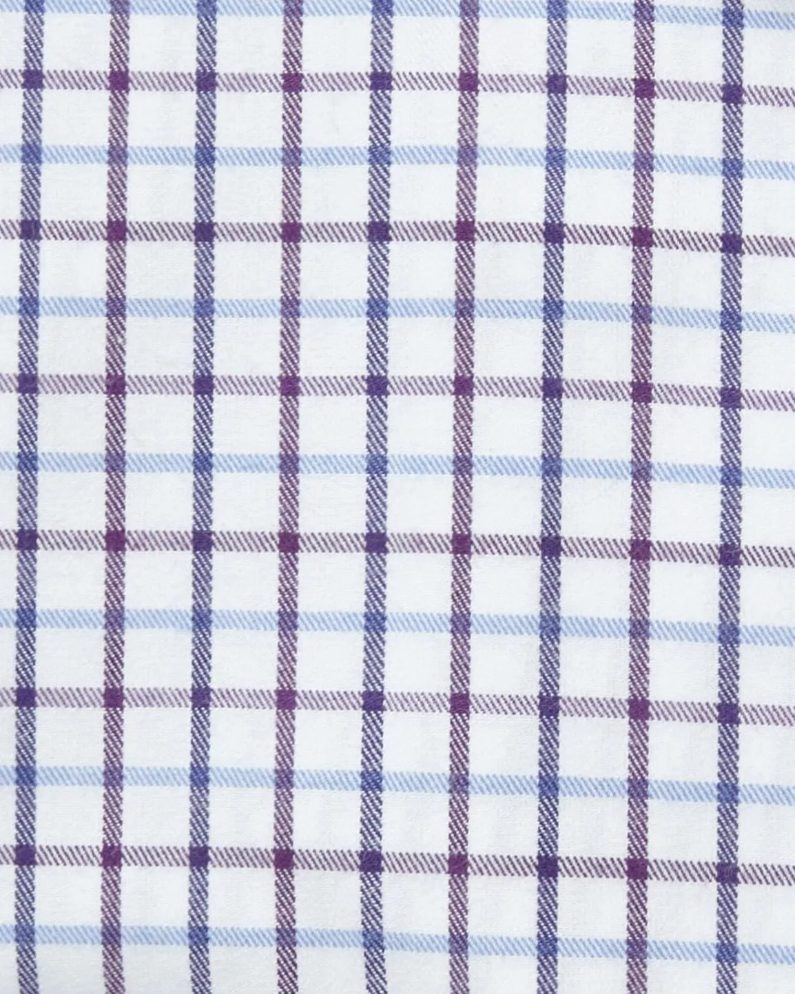 Schoffel Mens Milton Shirt - Purple Check Tailored Fit - Gillanders.ie Town & Country Clothing