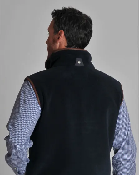 Schoffel Mens Oakham Fleece Gilet Navy - Gillanders.ie Town & Country Clothing