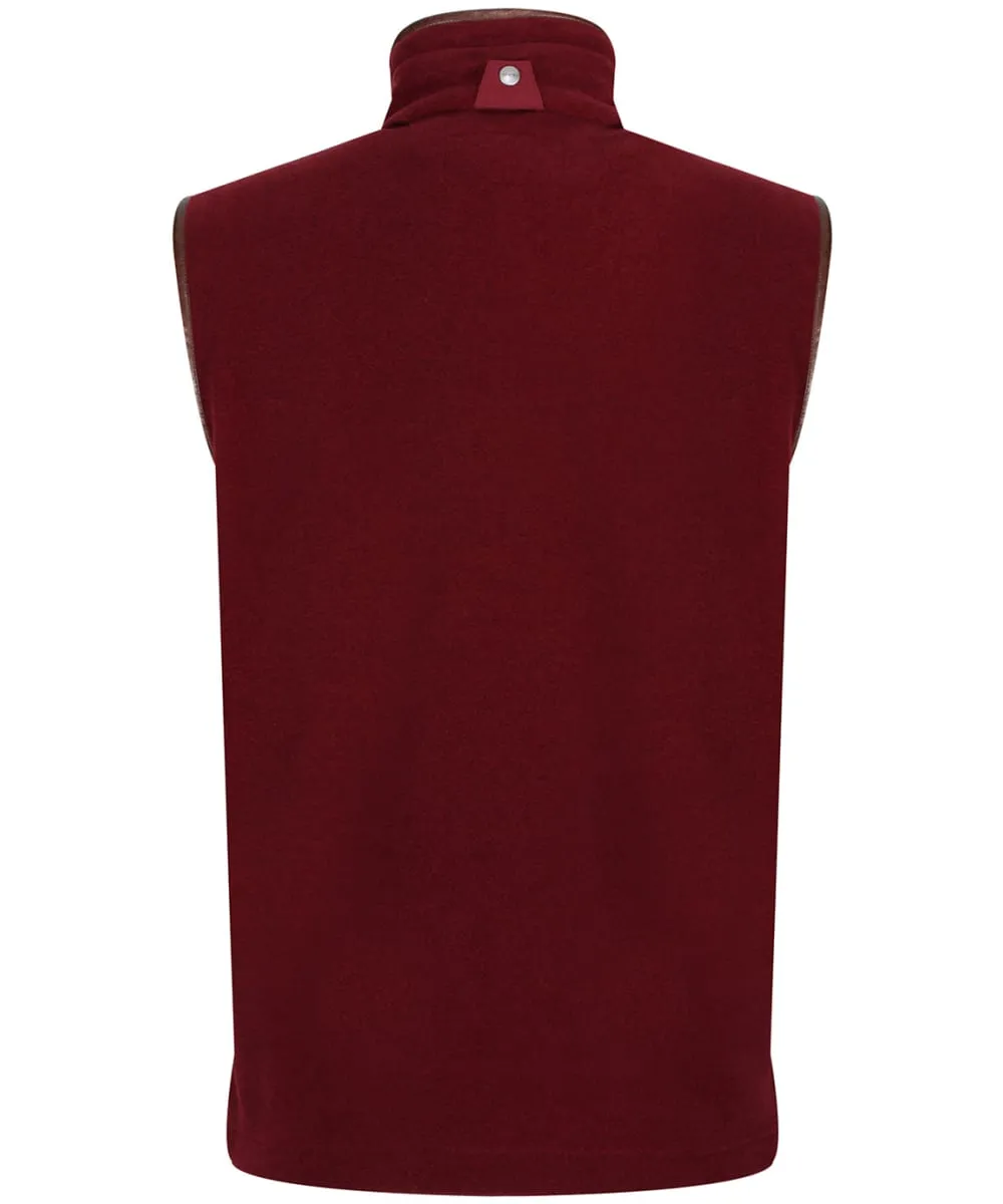 Schoffel Oakham Fleece Gilet Claret - Gillanders.ie Town & Country Clothing