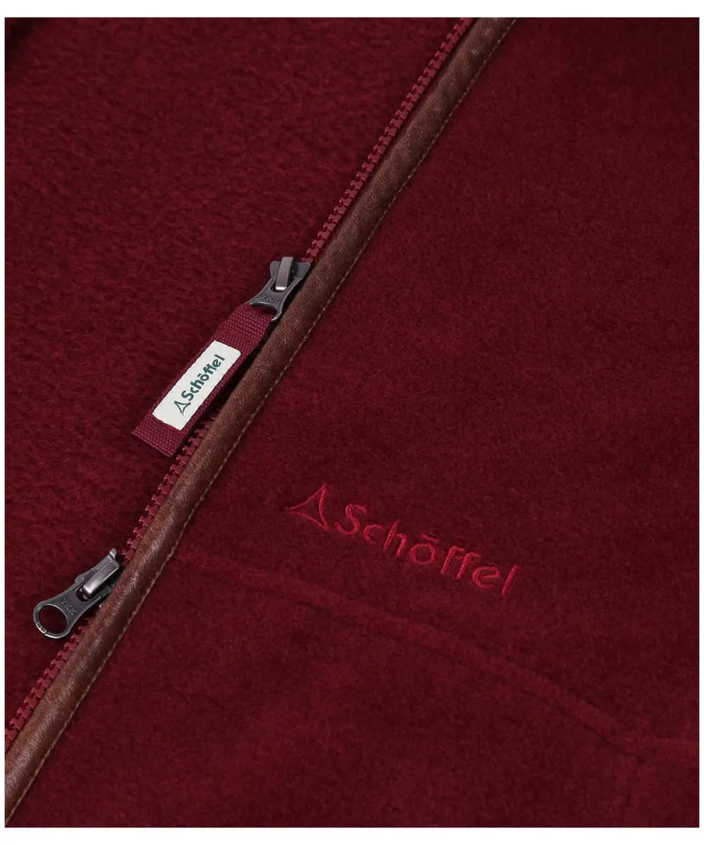 Schoffel Oakham Fleece Gilet Claret - Gillanders.ie Town & Country Clothing