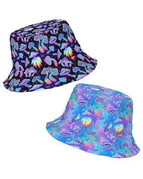 Shroomin Reversible Bucket Hat