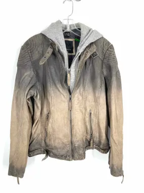 Size 14 Brown Faded Lamb Leather AS IS Jackets Jacket