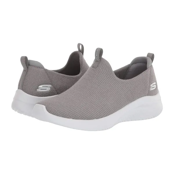 Skechers 149858 Womens Ultra Flex 3.0 Grey And White