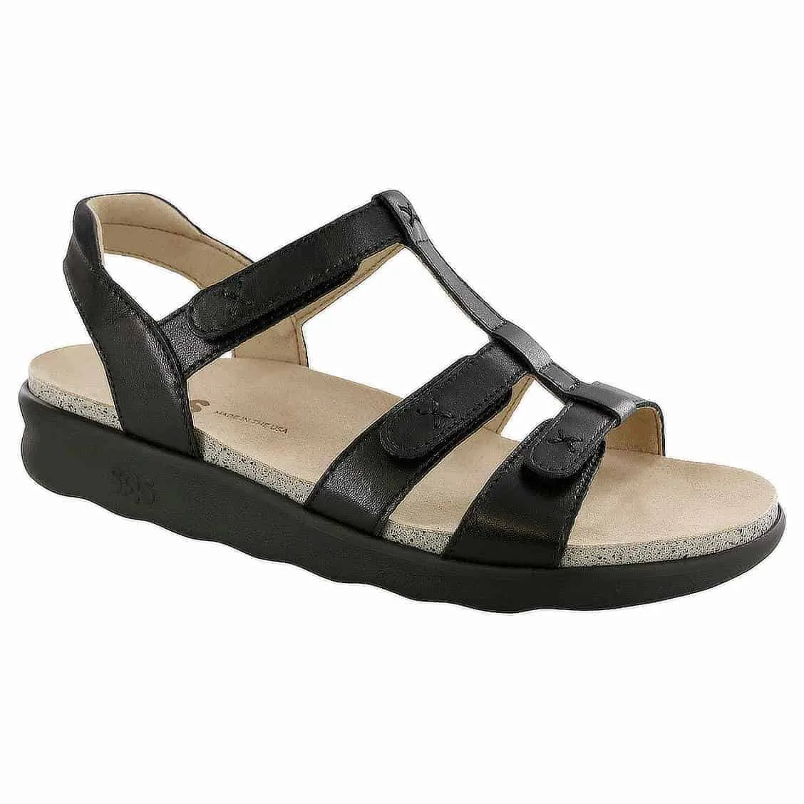 Sorrento (Black) T-Strap Sandal