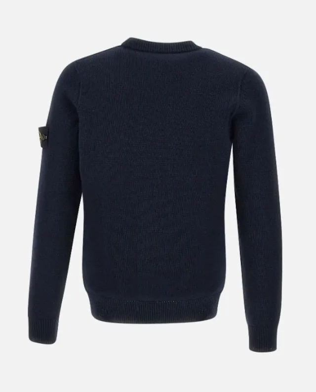 STONE ISLAND  |Unisex Wool Plain Logo Sweaters