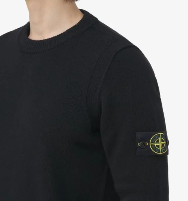 STONE ISLAND  |Unisex Wool Plain Logo Sweaters