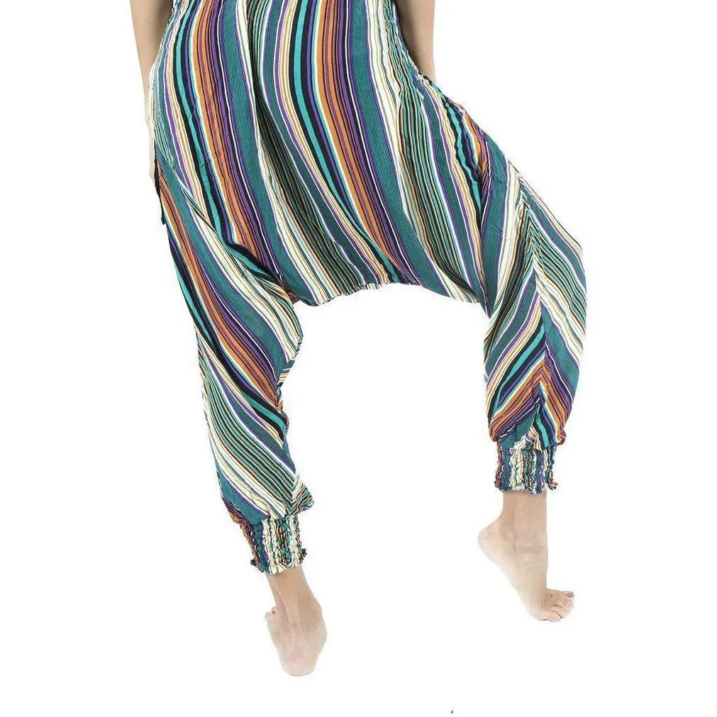 Striped Harem Jumpsuit