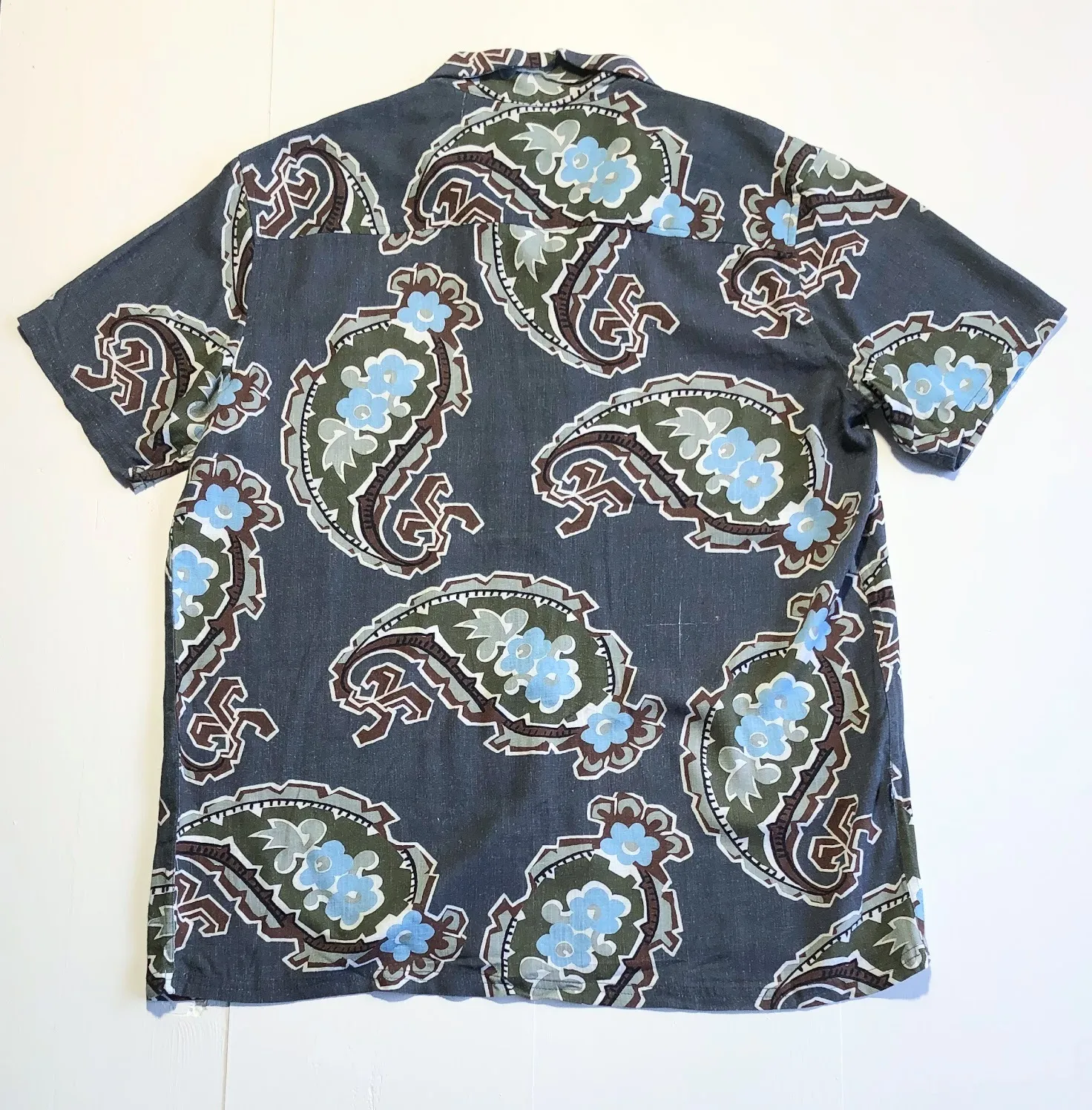 STUSSY  |Paisley Street Style Short Sleeves Skater Style Shirts