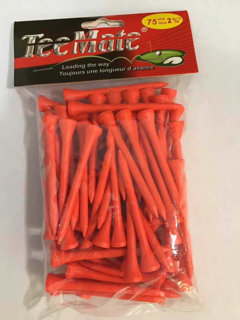 TeeMate 75 pc Wooden Tees 2 3/4 Inch