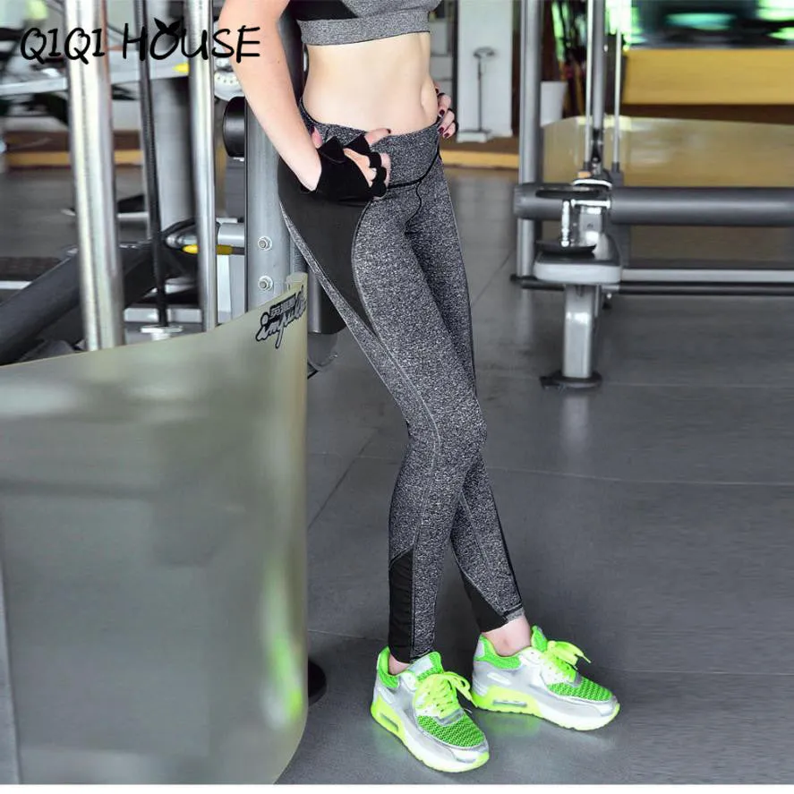 Trousers Women High Waist Pant Leggings Workout Sport Fitness Sweatpants Calca Feminina Calca Legging#B816 SM6