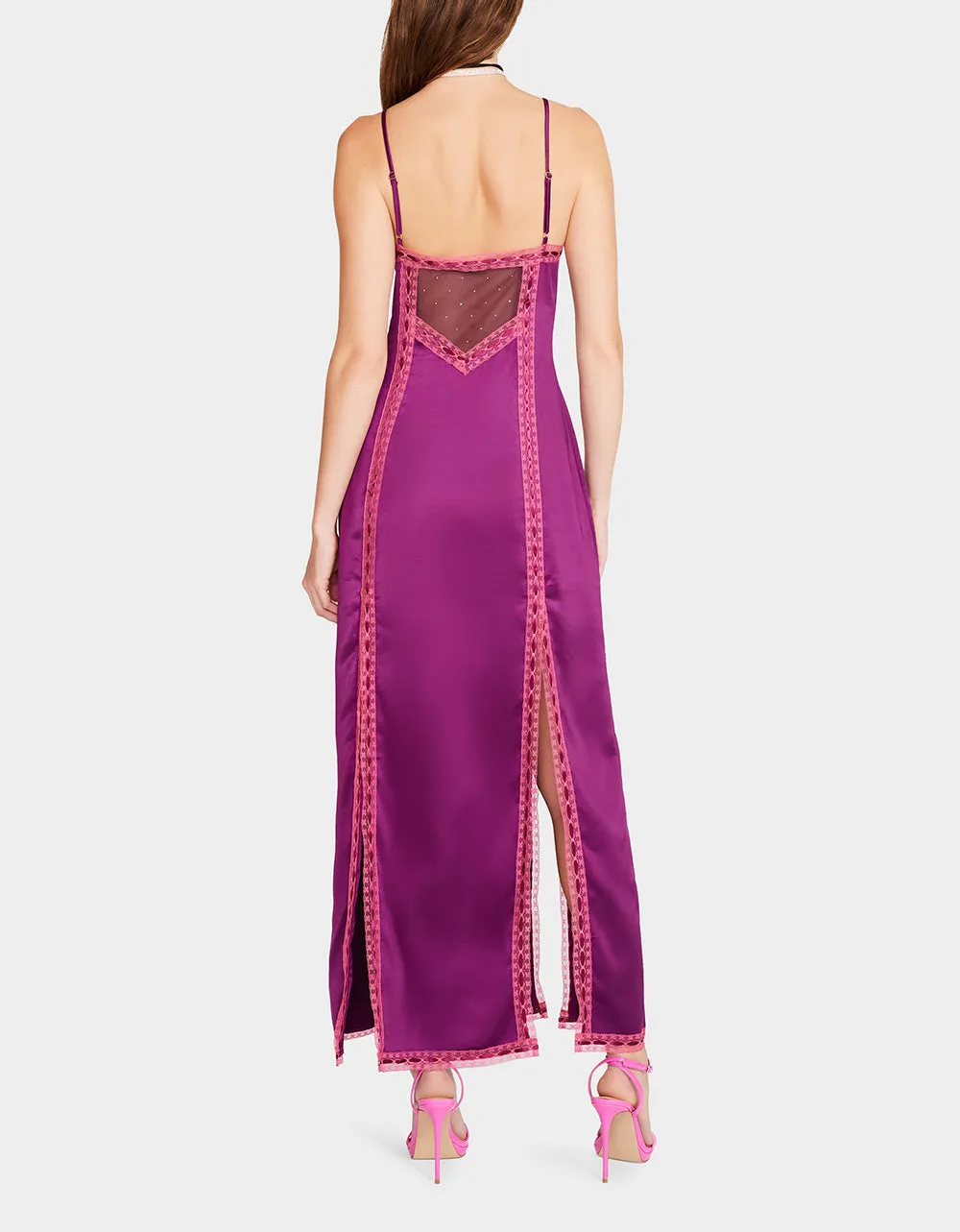 VIOLA SLIP DRESS PURPLE