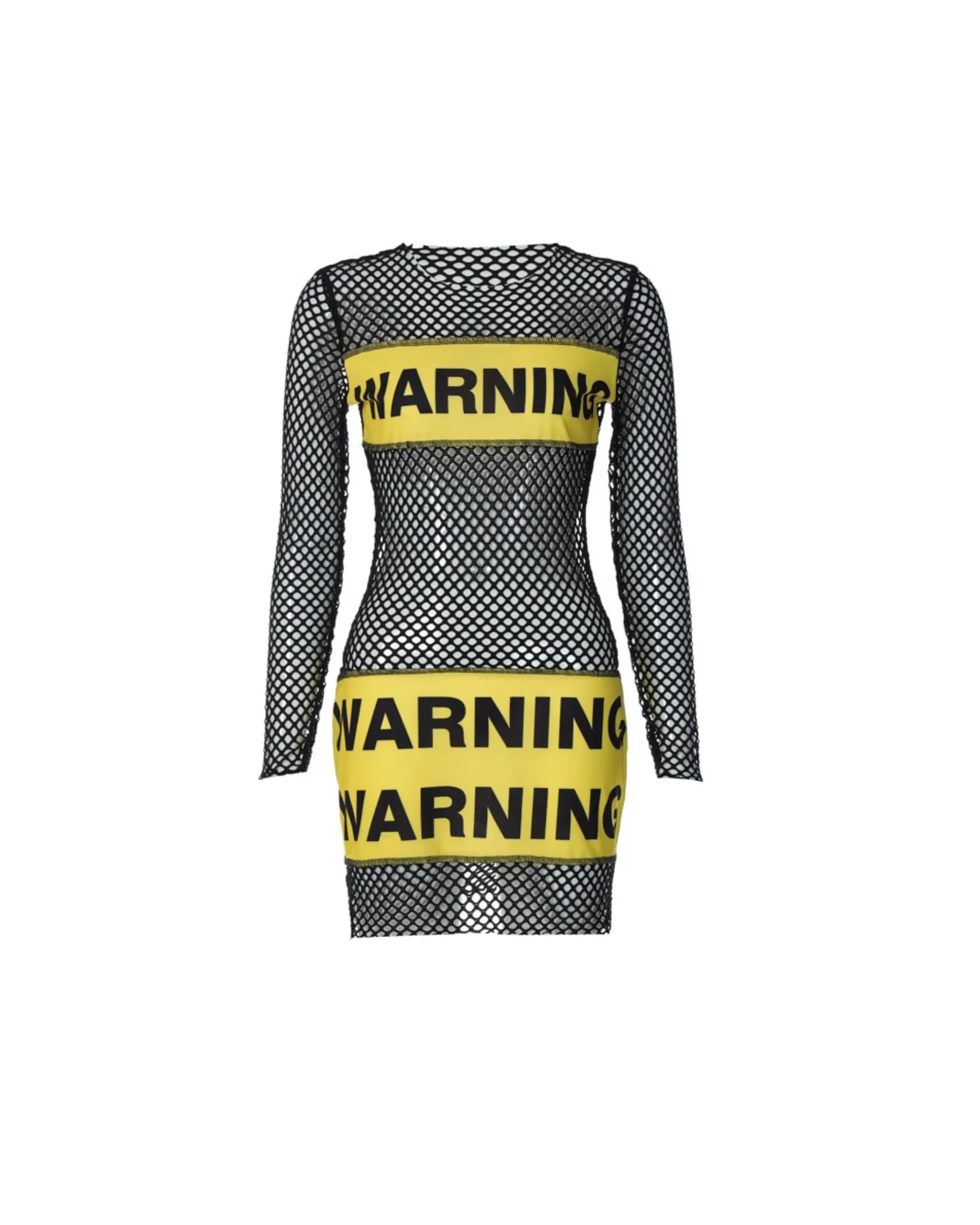 Warning Long Sleeve Mini