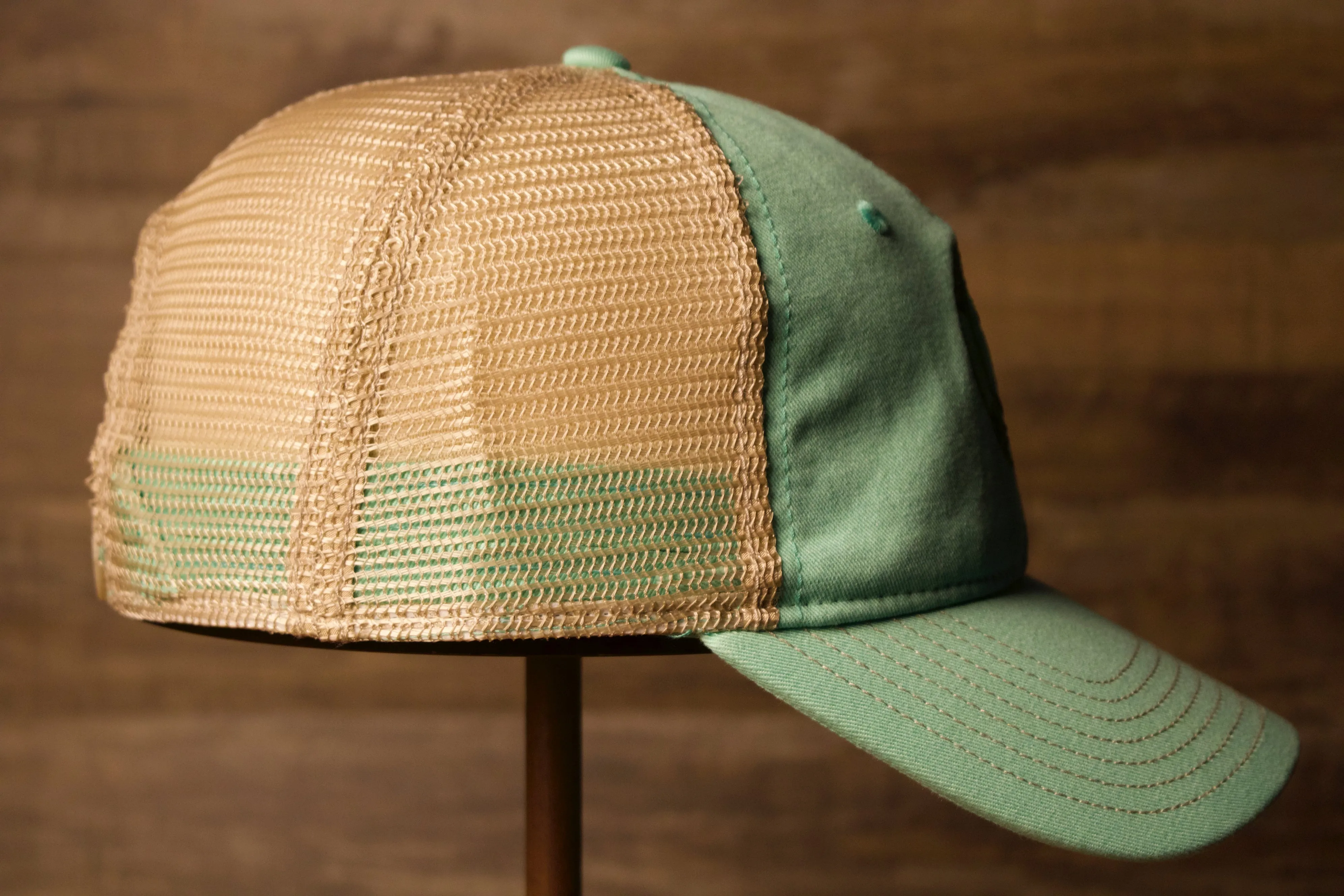 Wildwood New Jersey Mint Green / Khaki Mesh-Back Trucker Hat