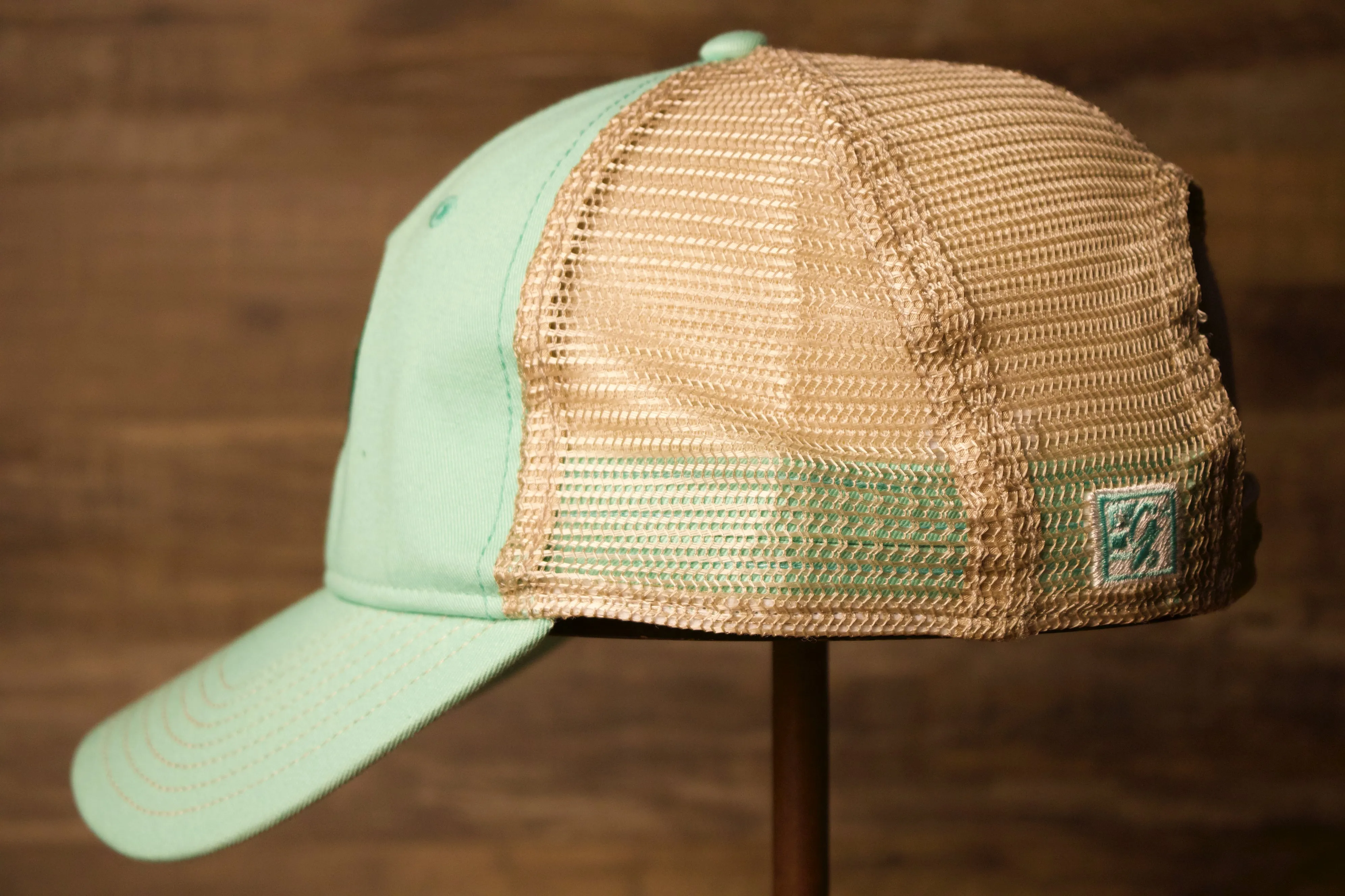 Wildwood New Jersey Mint Green / Khaki Mesh-Back Trucker Hat