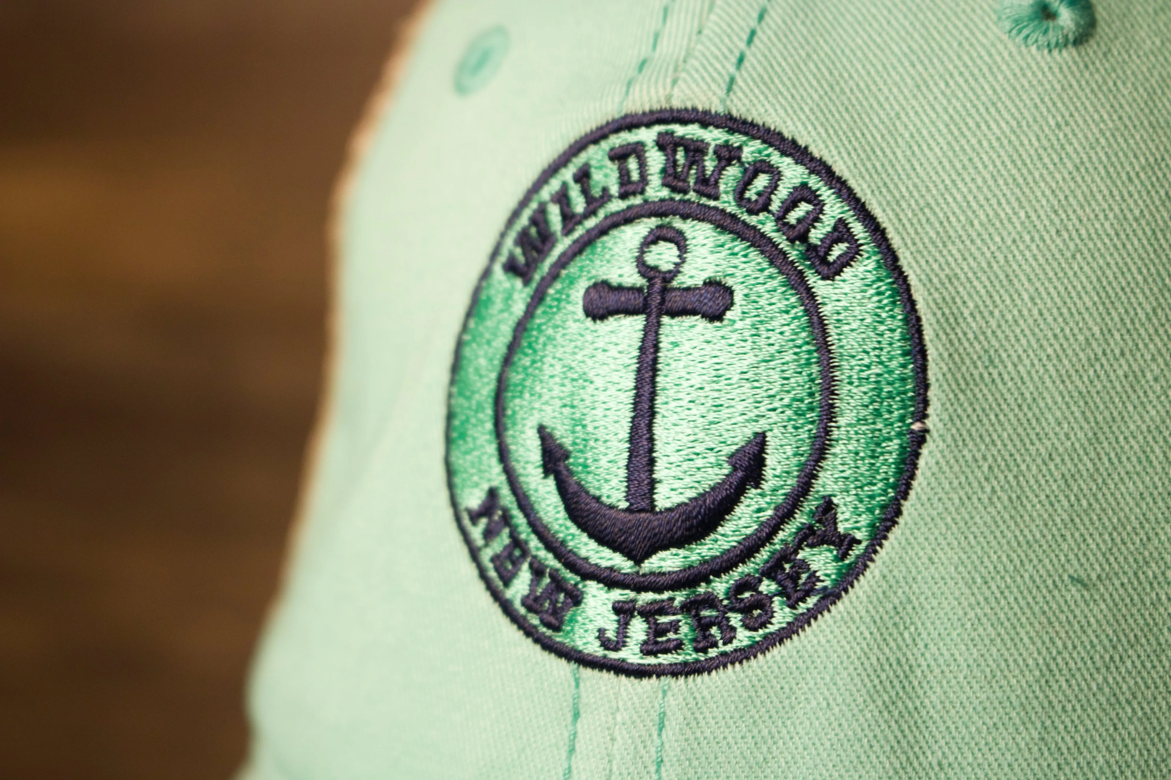 Wildwood New Jersey Mint Green / Khaki Mesh-Back Trucker Hat