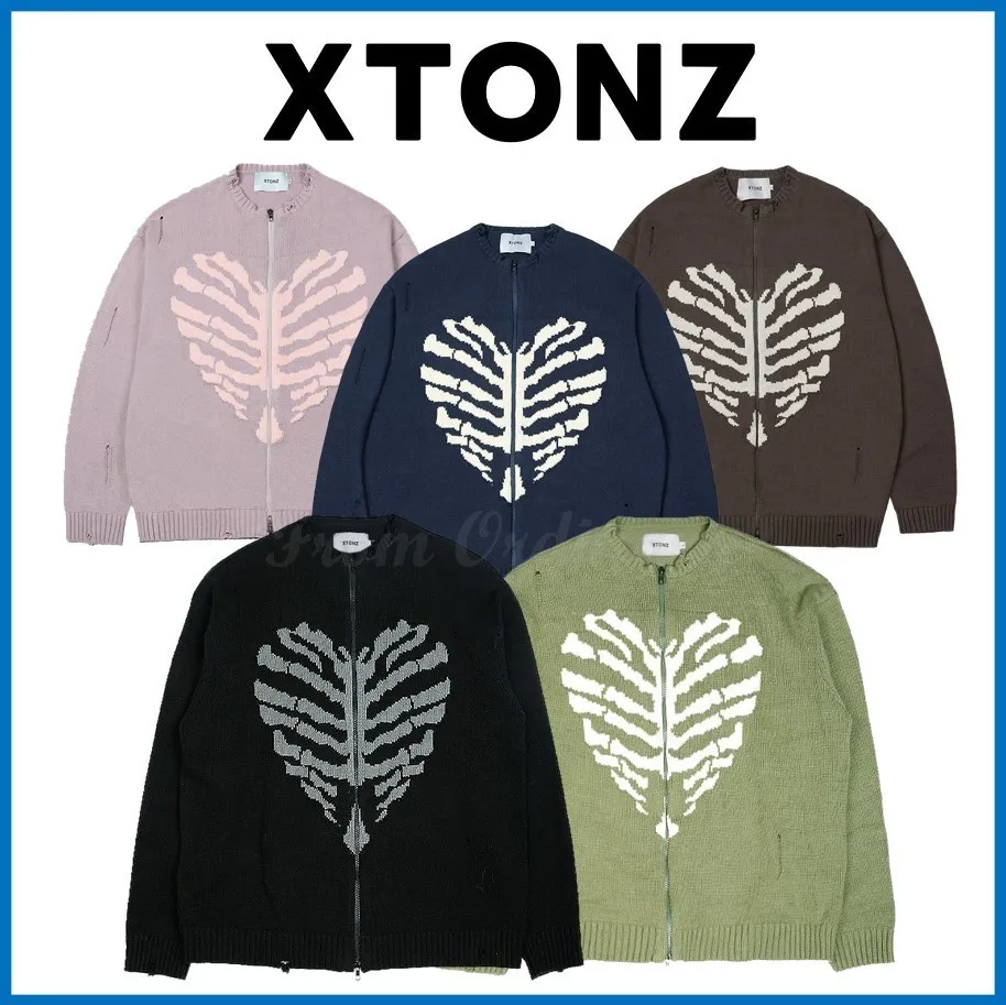 XTONZ  |Unisex Street Style Logo Sweaters