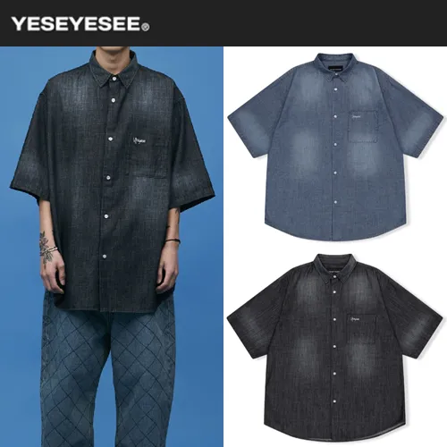 YESEYESEE  |Unisex Street Style Logo Shirts